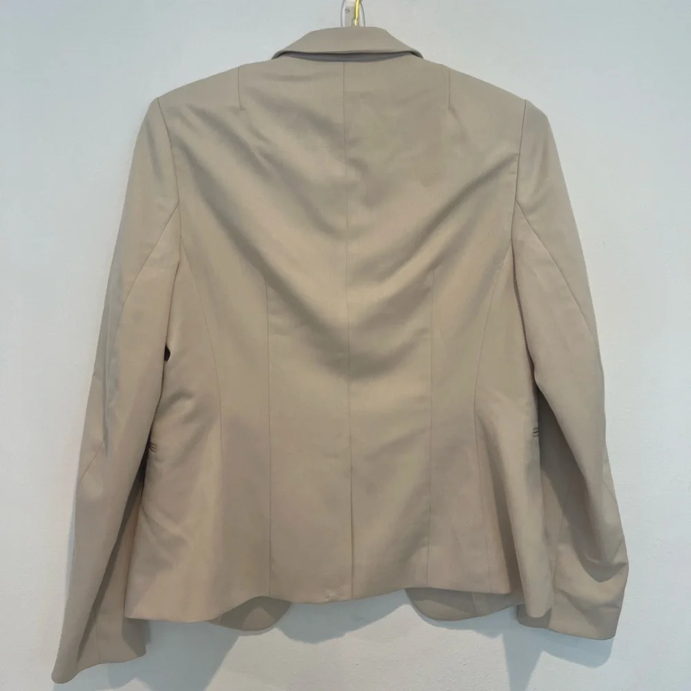 H&M Women’s Fitted Blazer Tan Size Small - Picture 7 of 7